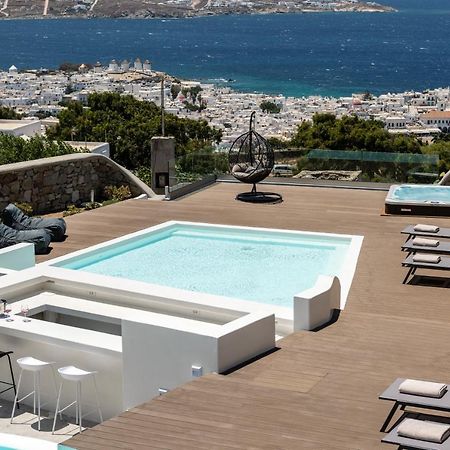 Villa In Mykonos - 6 Bedroom - 1Km From Mykonos Town - Infinity Pool - Sunset View 외부 사진