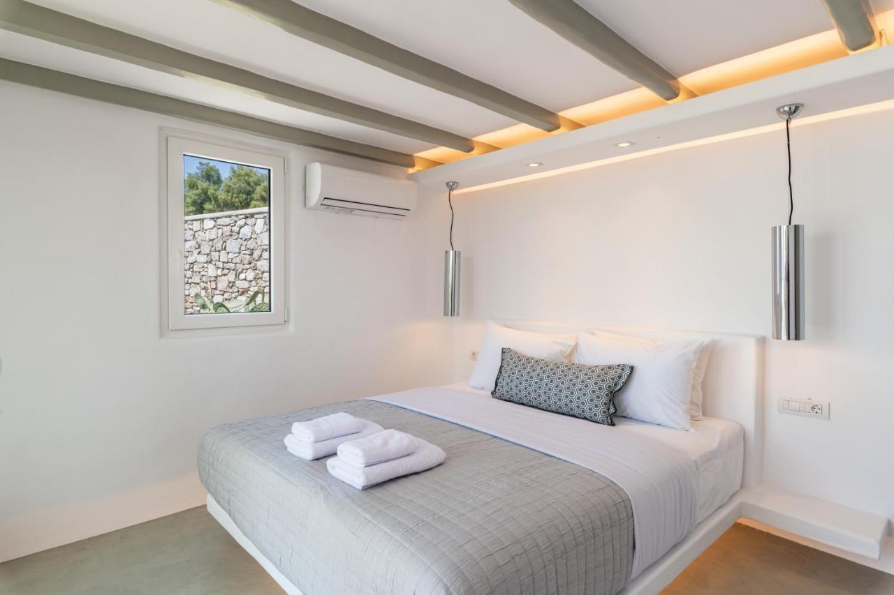 Villa In Mykonos - 6 Bedroom - 1Km From Mykonos Town - Infinity Pool - Sunset View 외부 사진