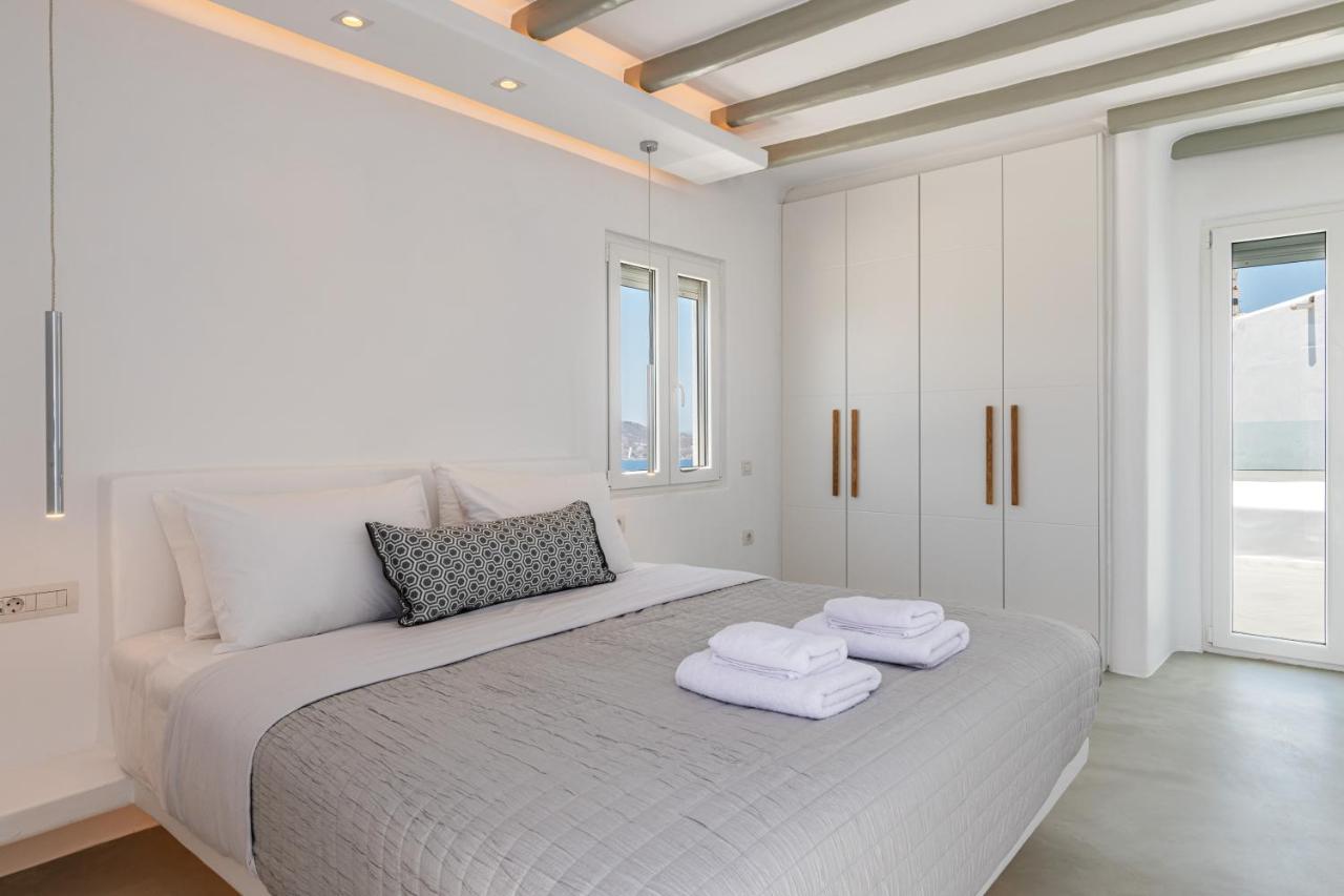 Villa In Mykonos - 6 Bedroom - 1Km From Mykonos Town - Infinity Pool - Sunset View 외부 사진